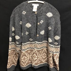 Fair isle cardigan